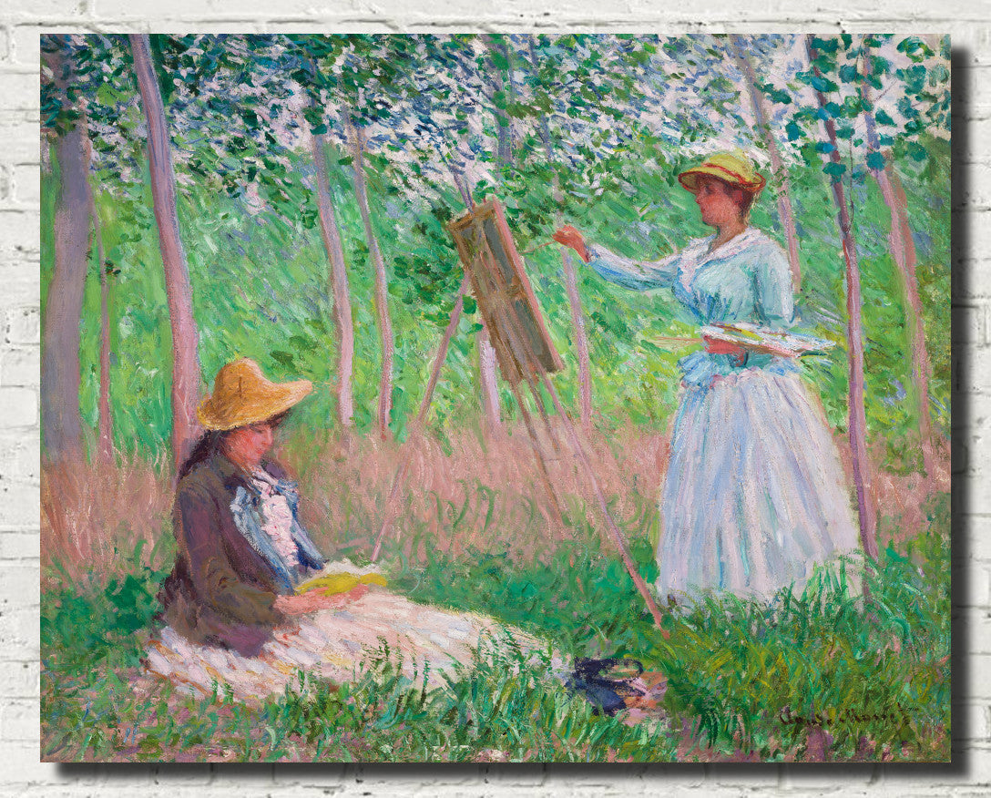 Claude Monet Fine Art Print, In the Woods at Giverny