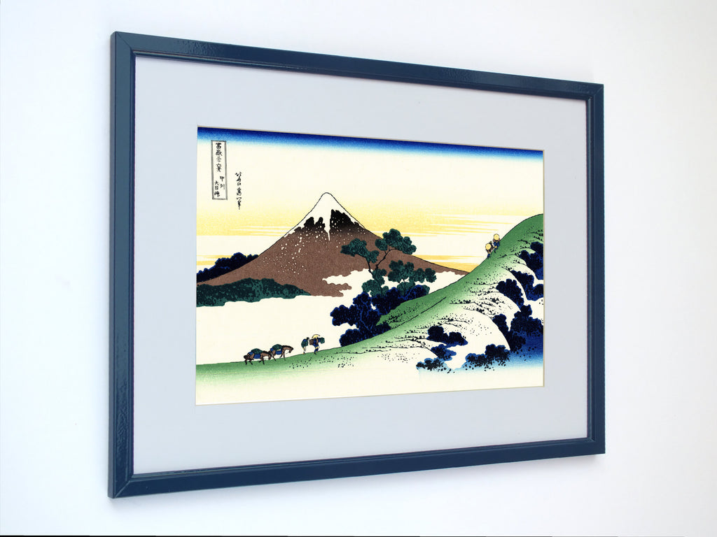 36 Views of Mount Fuji, Inume Pass, Katsushika Hokusai, Japanese Print