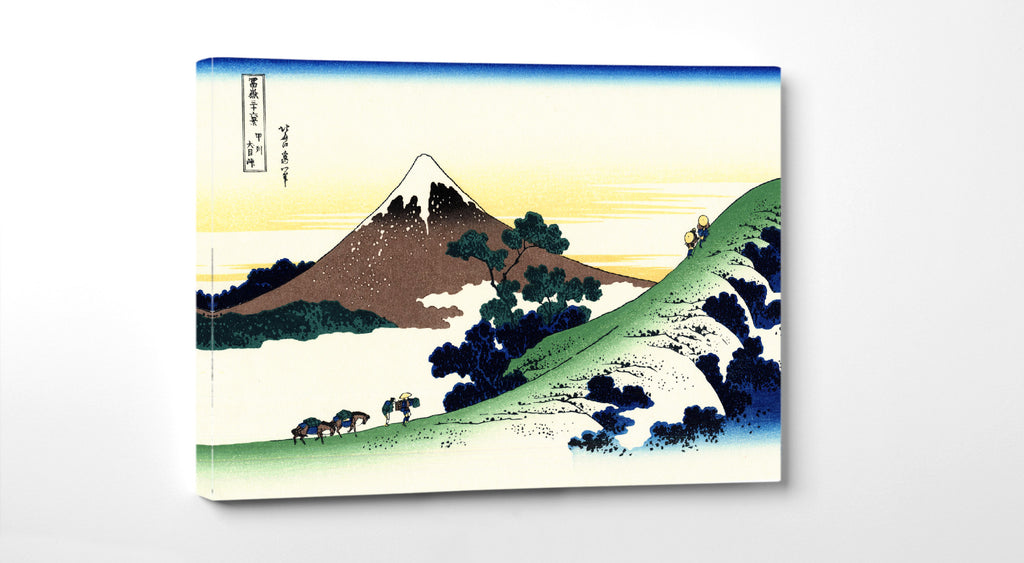 36 Views of Mount Fuji, Inume Pass, Katsushika Hokusai, Japanese Print