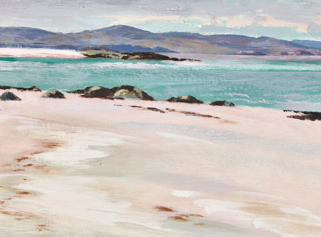 Iona, White Sands Looking East, Scottish Landscape, Francis Cadell Fine Art Print
