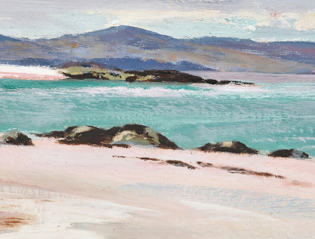Iona, White Sands Looking East, Scottish Landscape, Francis Cadell Fine Art Print
