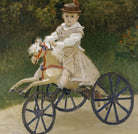 Claude Monet Fine Art Print, Jean Monet on his Hobby Horse
