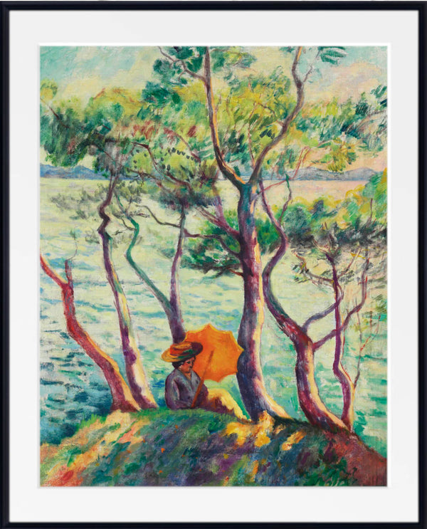 Jeanne with Parasol, Henri Manguin, Jeanne à l'ombrelle, Cavalière (1906)