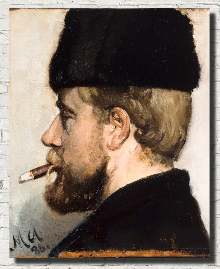 Michael Ancher Fine Art Print, Portrait of Jens Vige