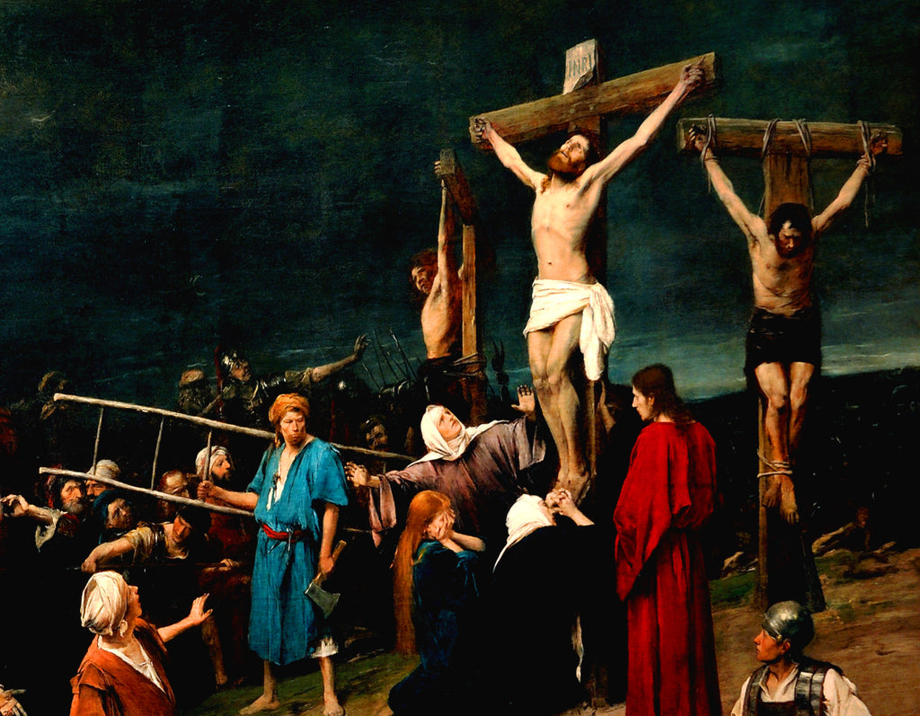 Mihály Munkácsy Fine Art Print, Jesus Crucifxion