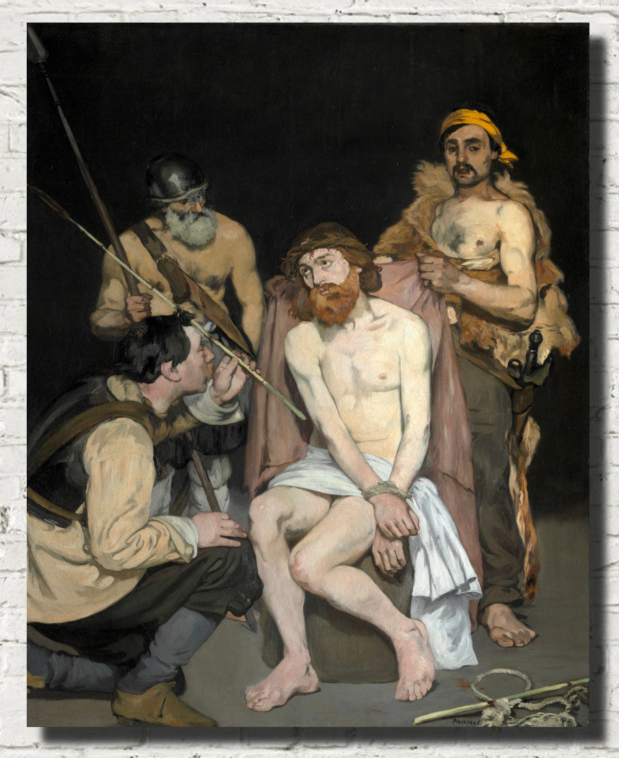 Édouard Manet, French Impressionist Fine Art Print : Jesus Mocked by the Soldiers