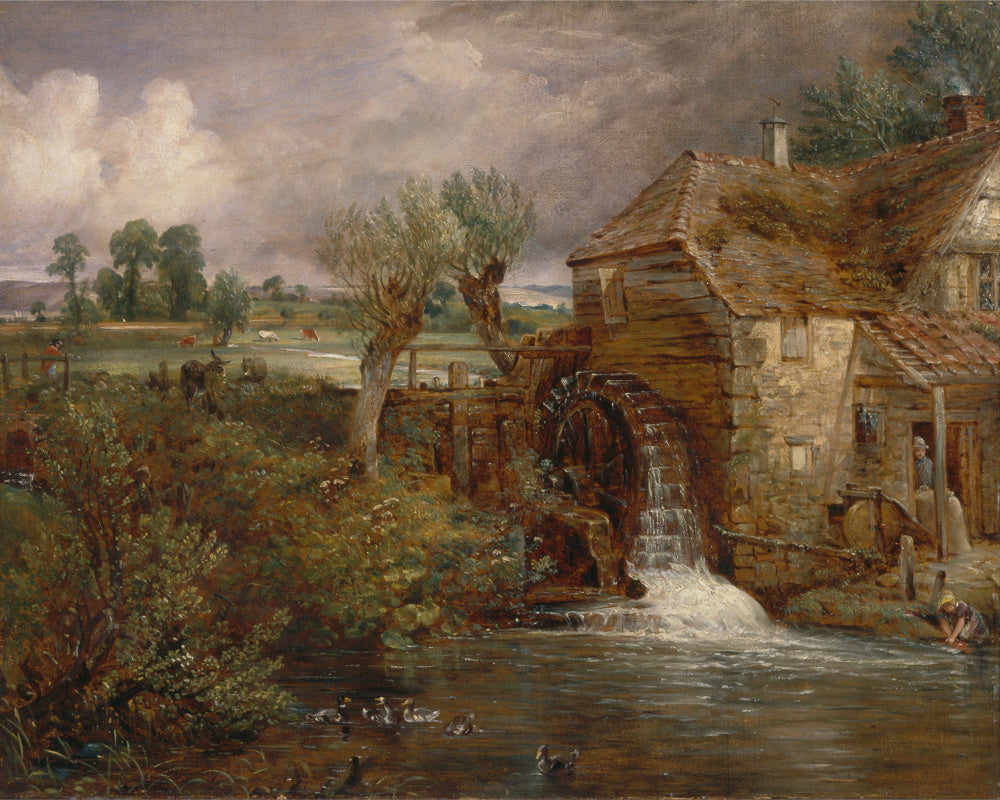 John Constable Fine Art Print : Parham Mill