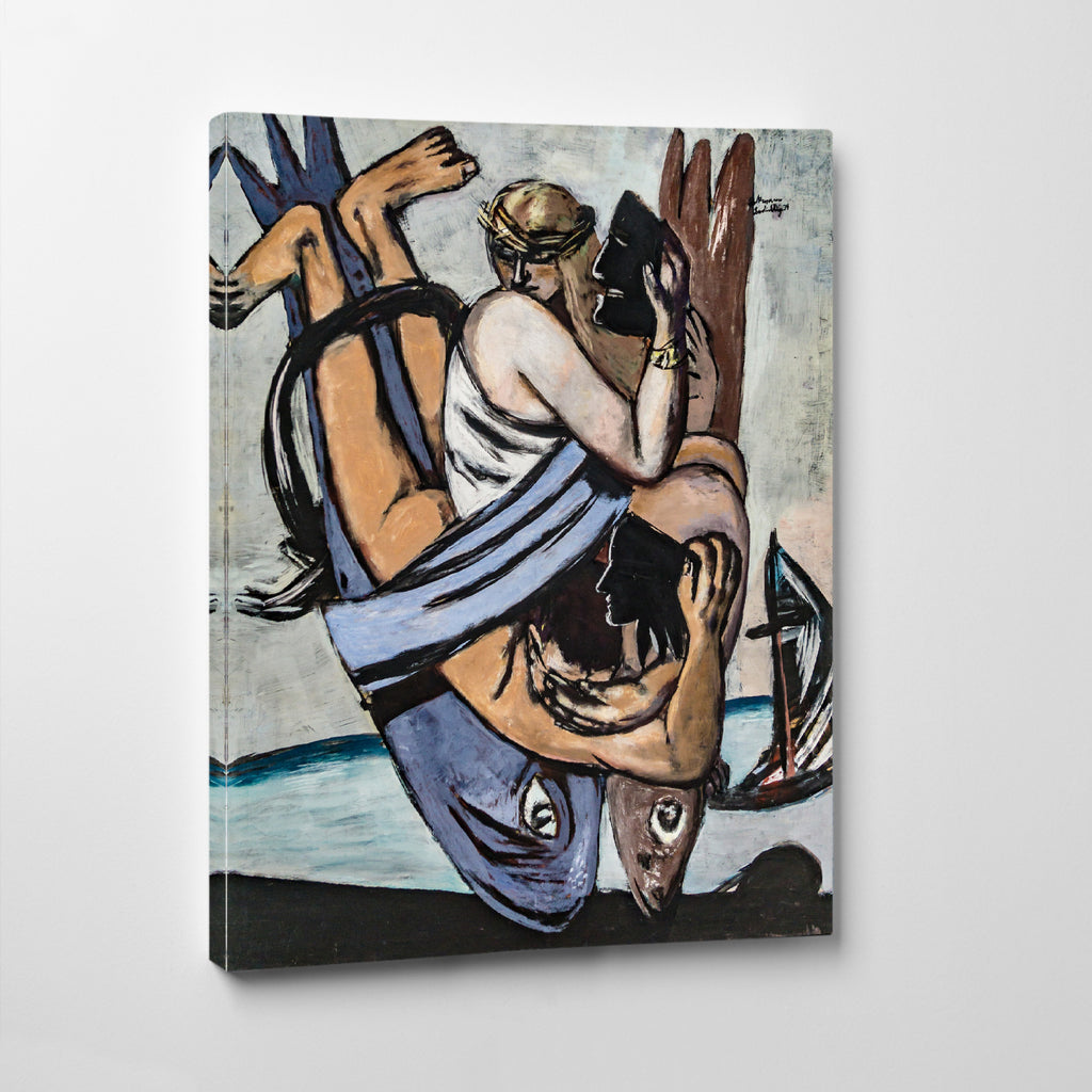 Max Beckmann, Journey on the Fish (1934)- New Objectivity