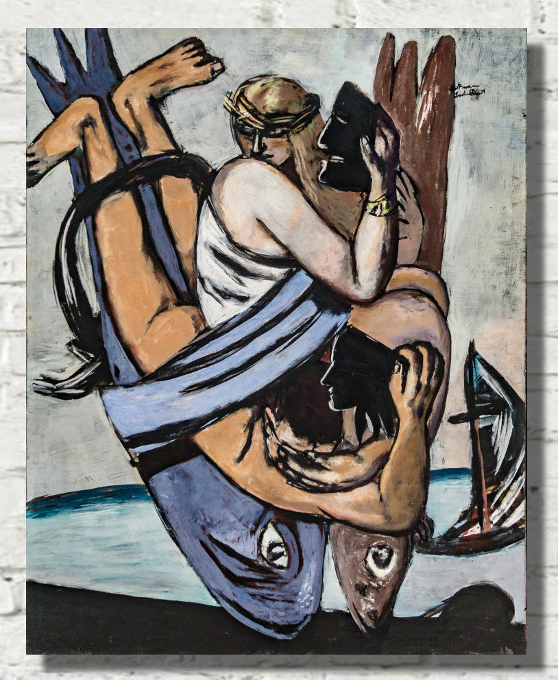 Max Beckmann, Journey on the Fish (1934)- New Objectivity