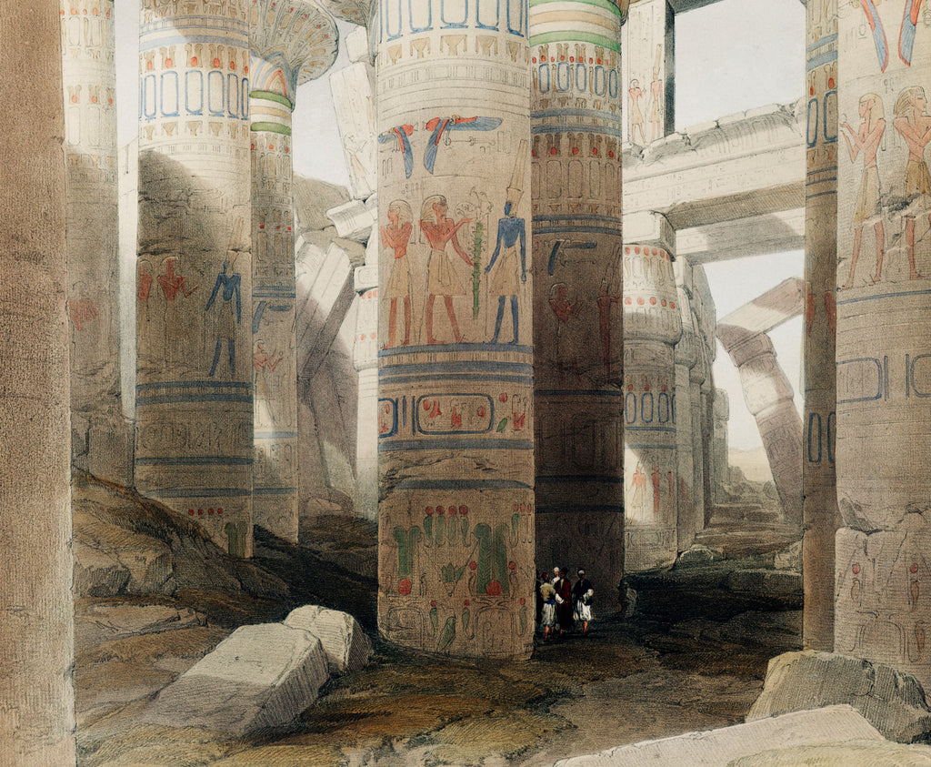 Karnac Temple Ruins, David Roberts Fine Art Print