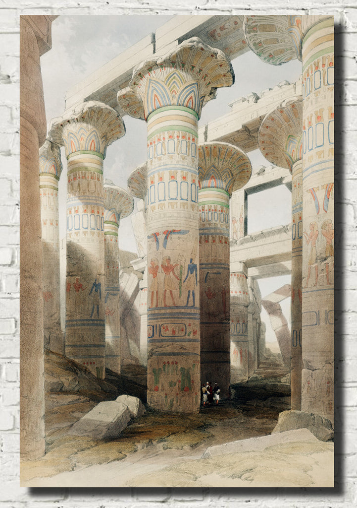 Karnac Temple Ruins, David Roberts Fine Art Print