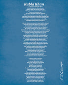 Kubla Khan, Poem by Samuel Taylor Coleridge, Typography Print