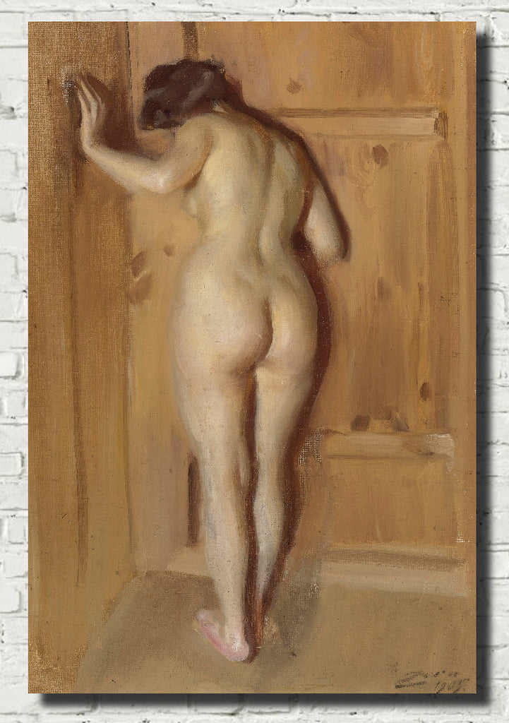 Kuvådörren (The Chamber Door), Anders Zorn Fine Art Print