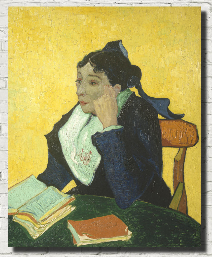 Vincent Van Gogh Fine Art Print, L'Arlésienne (Portrait of Mme Ginoux)