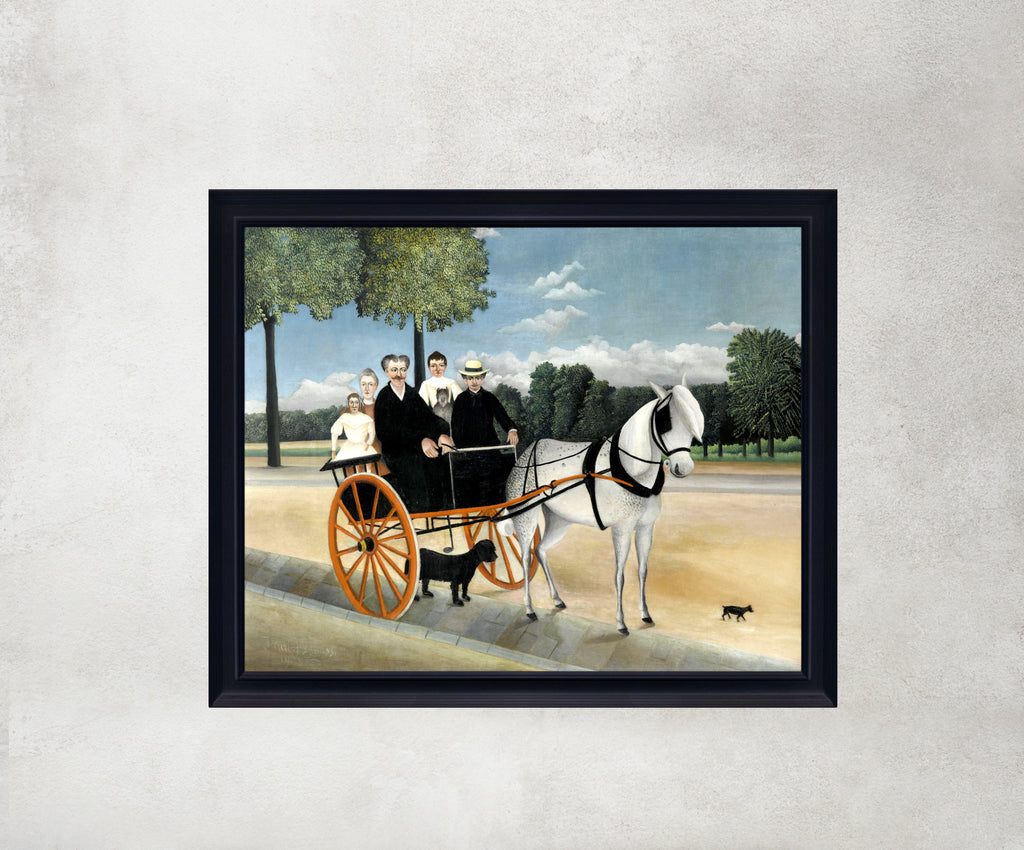 Henri Rousseau Framed Art Print, La Carriole du père Junier