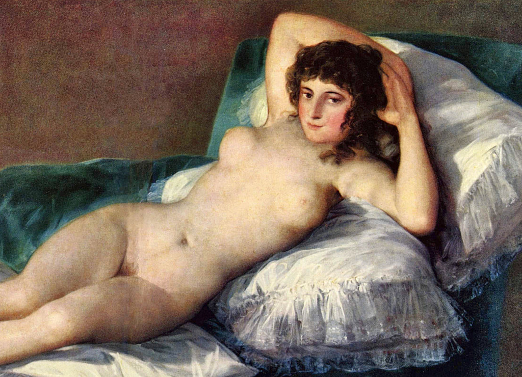 Francisco Goya Fine Art Print, La Maja desnuda