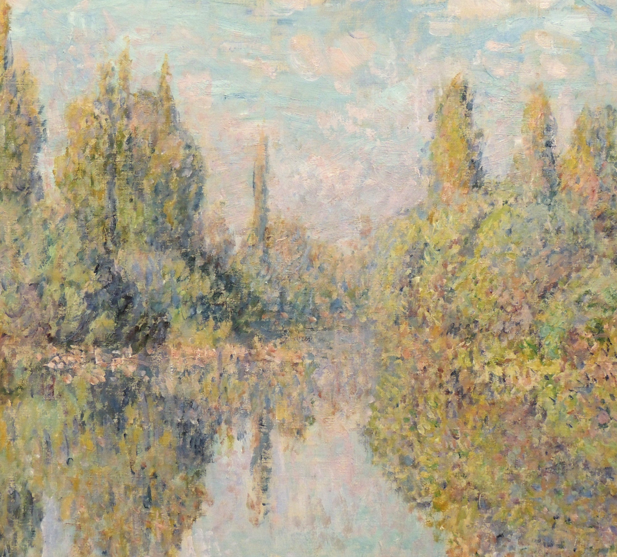 Claude Monet Fine Art Print, La Seine à Vétheuil