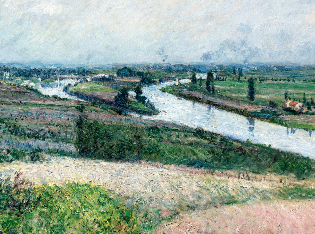 Gustave Caillebotte Fine Art Print : La Seine à la Pointe d'Epinay