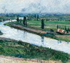 Gustave Caillebotte Fine Art Print : La Seine à la Pointe d'Epinay