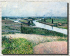 Gustave Caillebotte Fine Art Print : La Seine à la Pointe d'Epinay