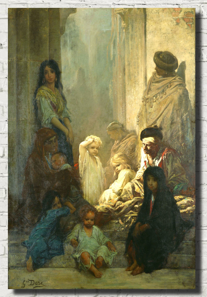 Gustave Dore Fine Art Print : La Siesta Memories of Spain