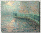 Henri Le Sidaner Fine Art Print, La Balustrade