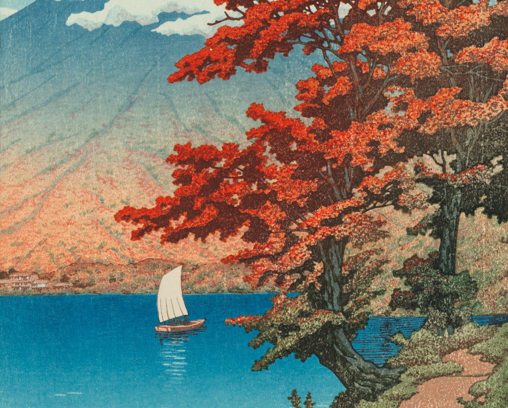 Lake Chuzenji at Nikko, Hasui Kawase, Japanese Art Print