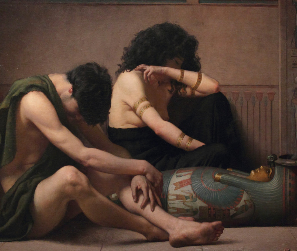 Charles Sprague Pearce Fine Art Print, Lamentations over the Death of the First-Born of Egypt