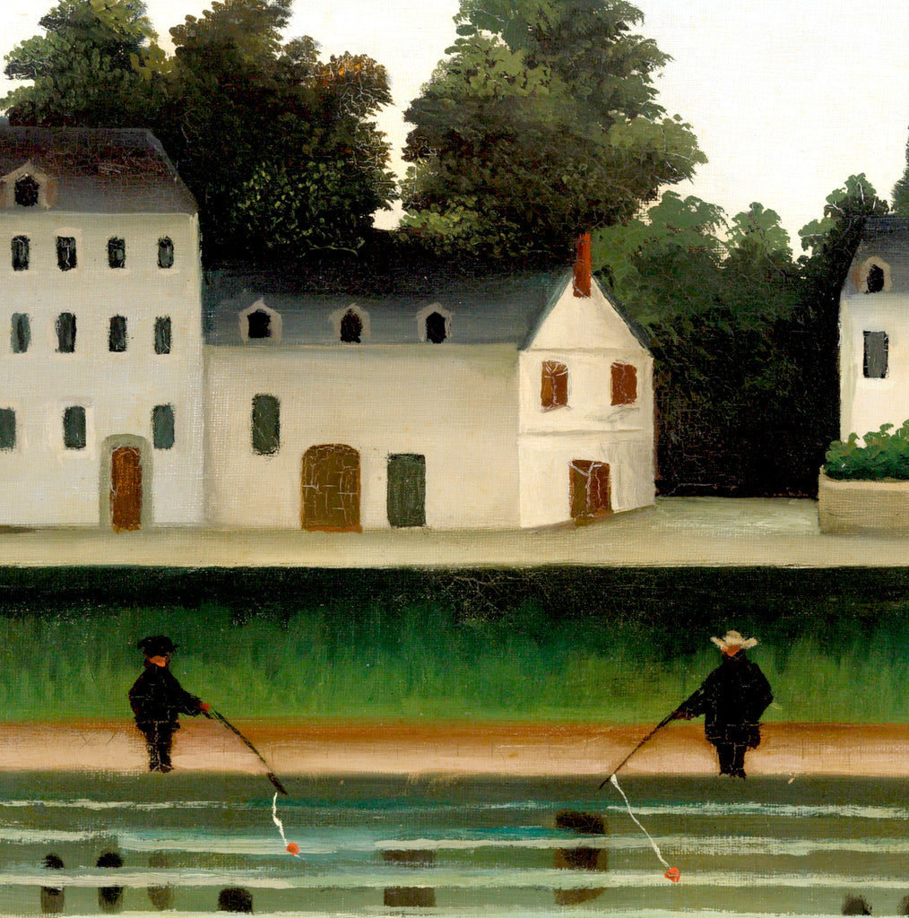 Henri Rousseau, Post- Impressionist Fine Art Print, Landscape and 4 Fishermen