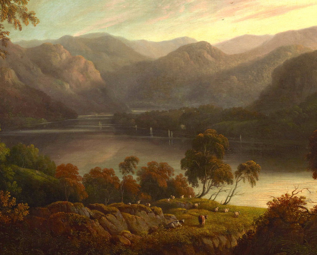 John Glover Fine Art Print : Landscape view in Cumberland