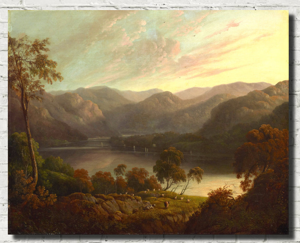 John Glover Fine Art Print : Landscape view in Cumberland