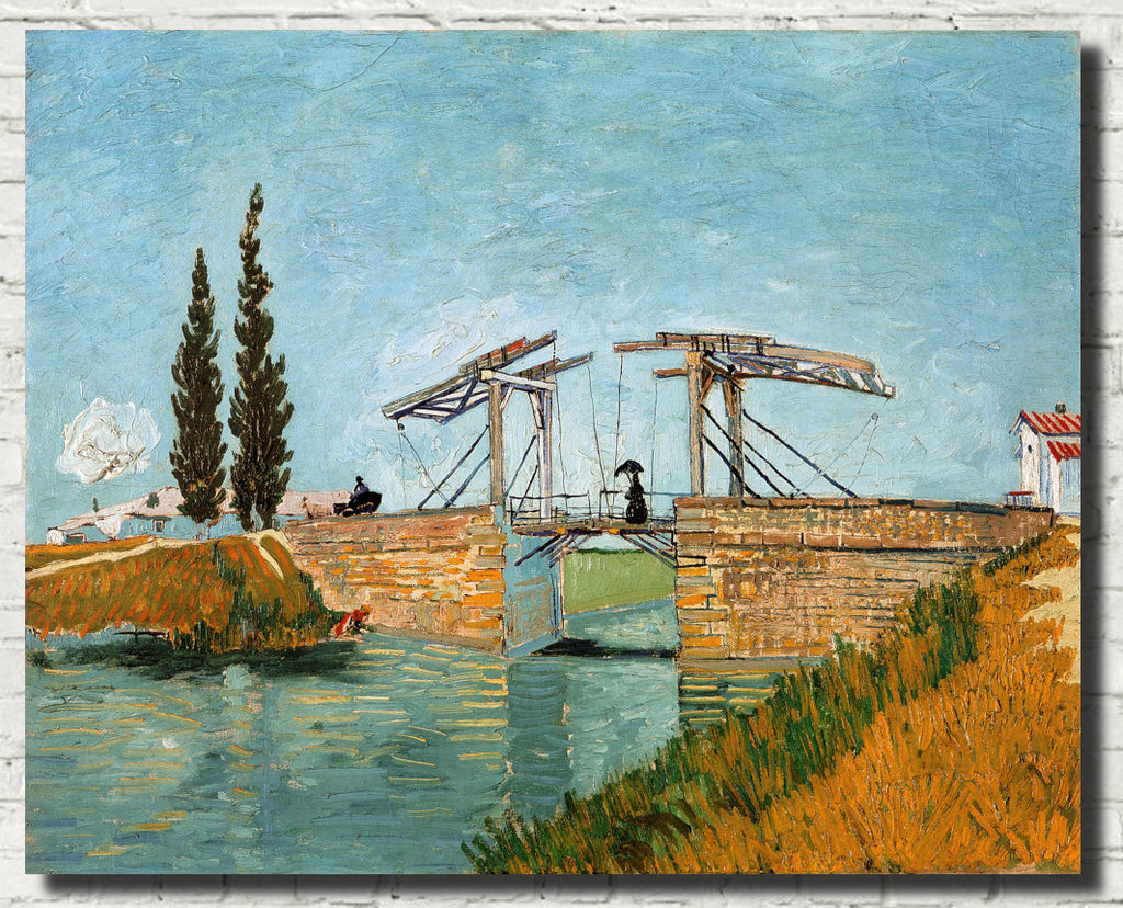 Langlois Bridge at Arles, Vincent Van Gogh Fine Art Print