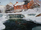 The new factory in Lillehammer, Frits Thaulow Fine Art Print