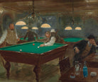 Jean Béraud Impressionist Fine Art Print, Game of Billiards