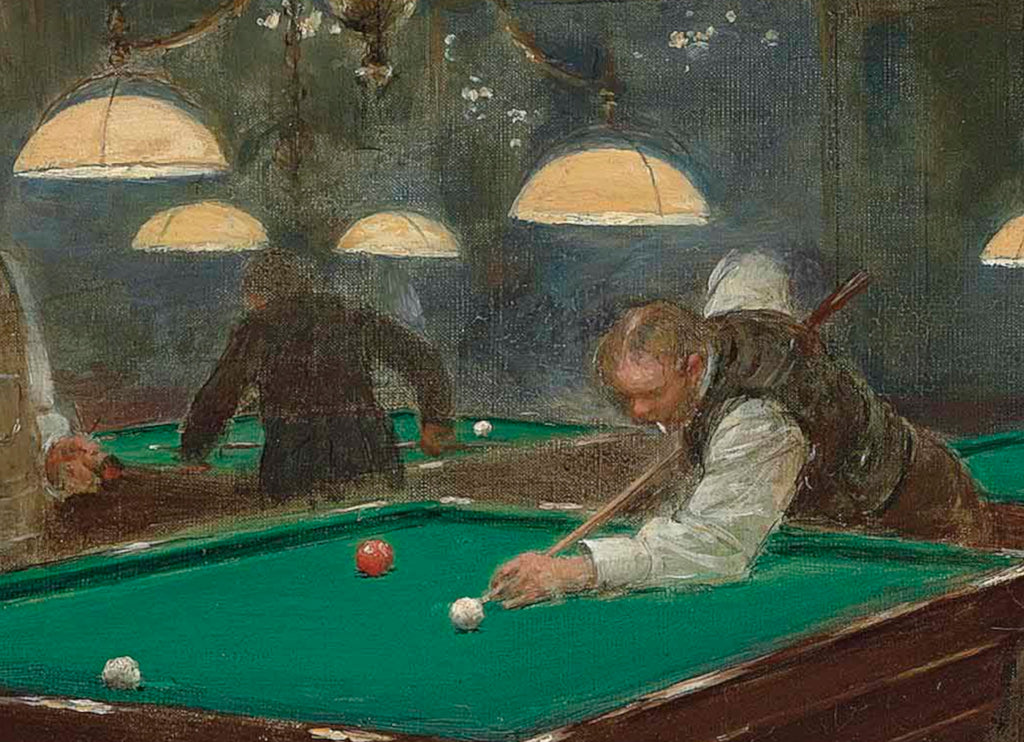 Jean Béraud Impressionist Fine Art Print, Game of Billiards