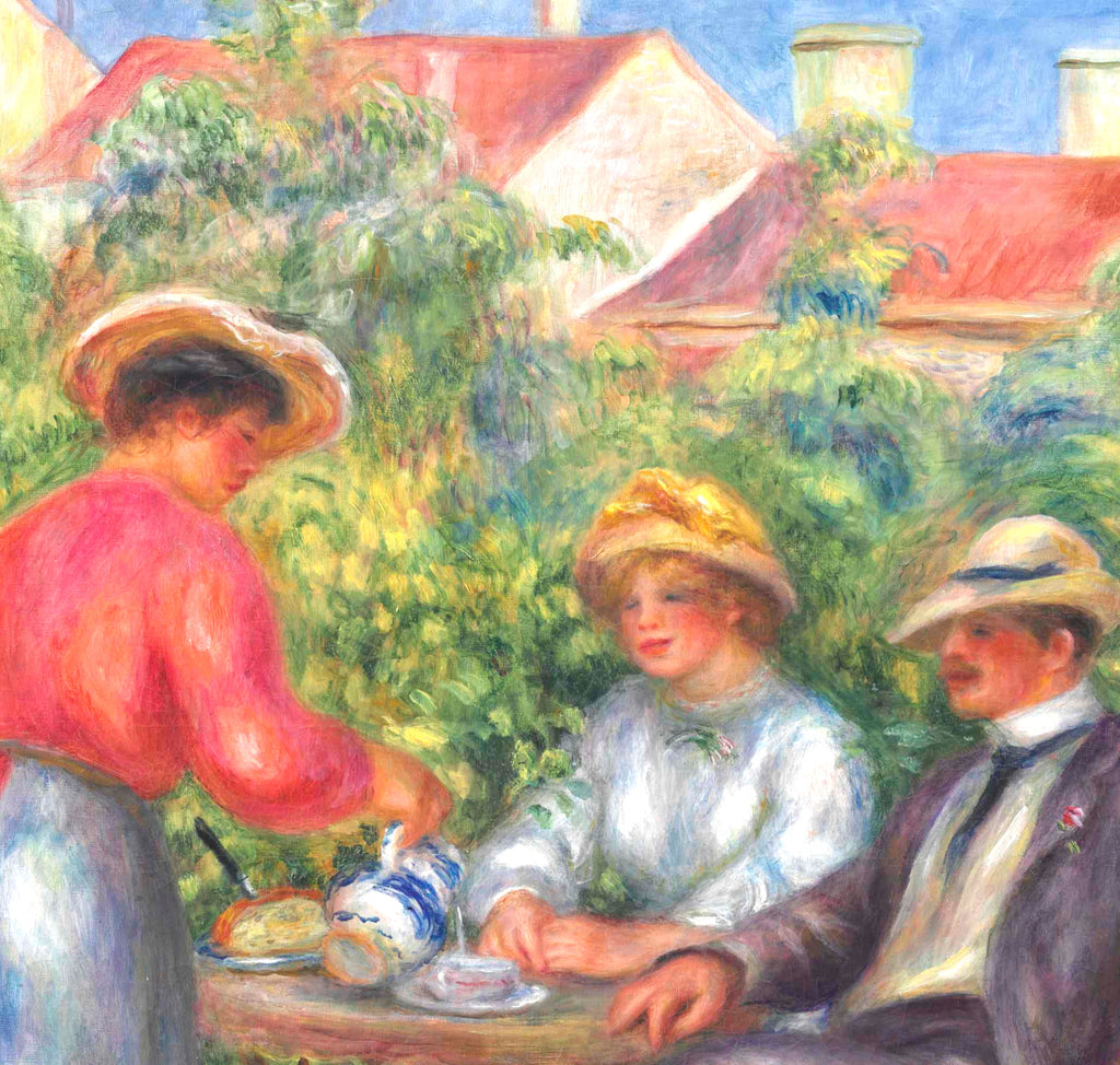 Renoir, Impressionist Fine Art Print, Cup of Tea The Garden