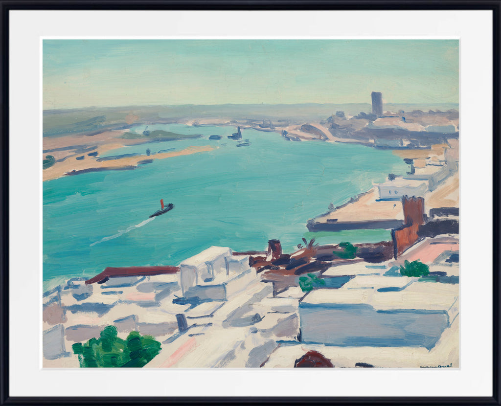 The Bou-Regreg, Seen from the Casbah, Albert Marquet, Morocco Landscape
