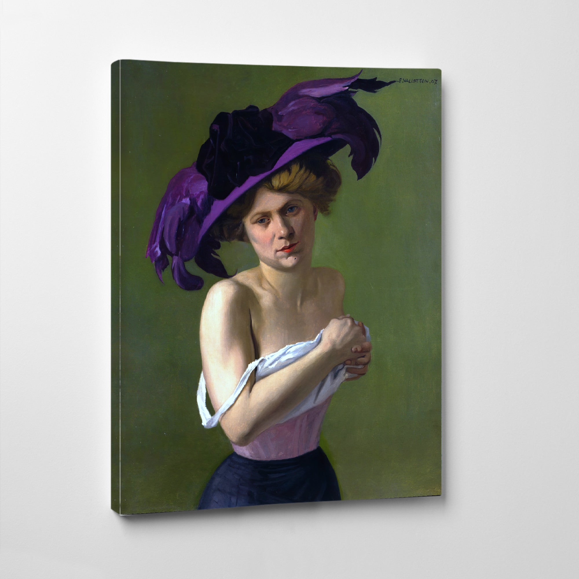 Le Chapeau violet, Félix Vallotton