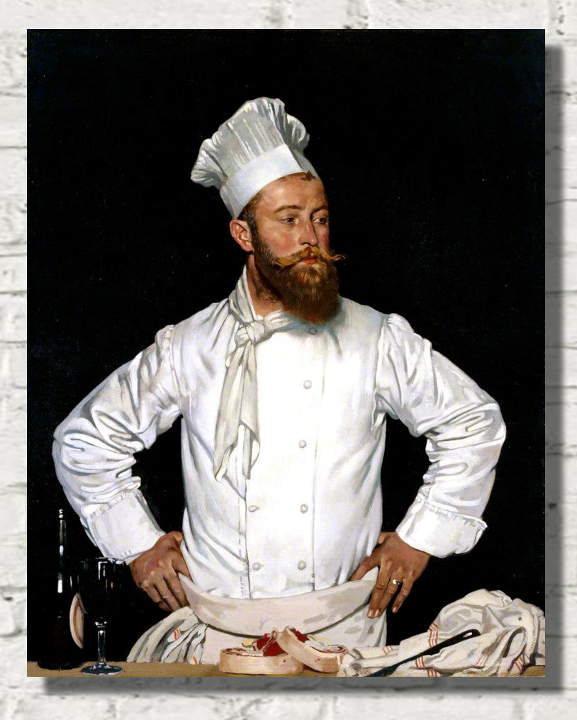 Le Chef de l'Hôtel Chatham, Paris, William Orpen Fine Art Print
