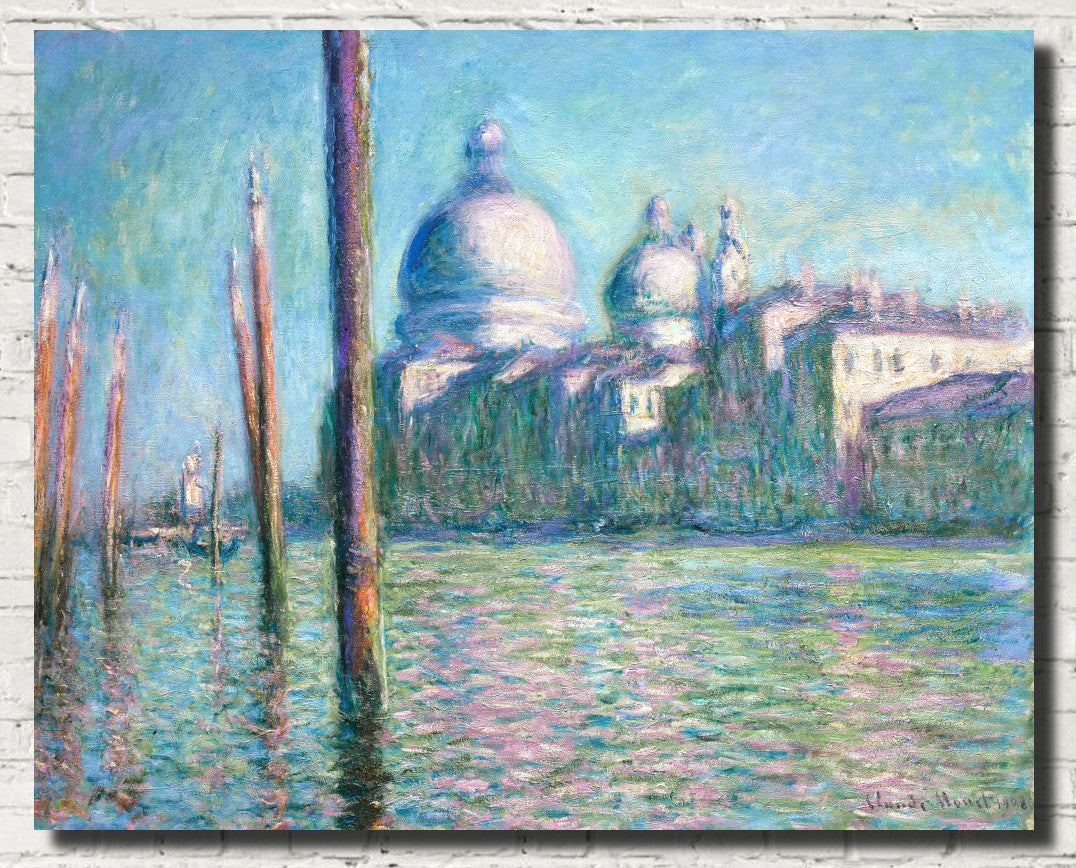 Claude Monet Fine Art Print, Le Grand Canal Venice