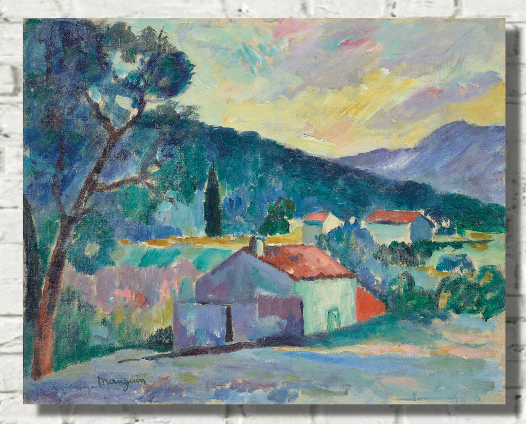 Henri Manguin French Landscape, Le Mas à Saint-Tropez