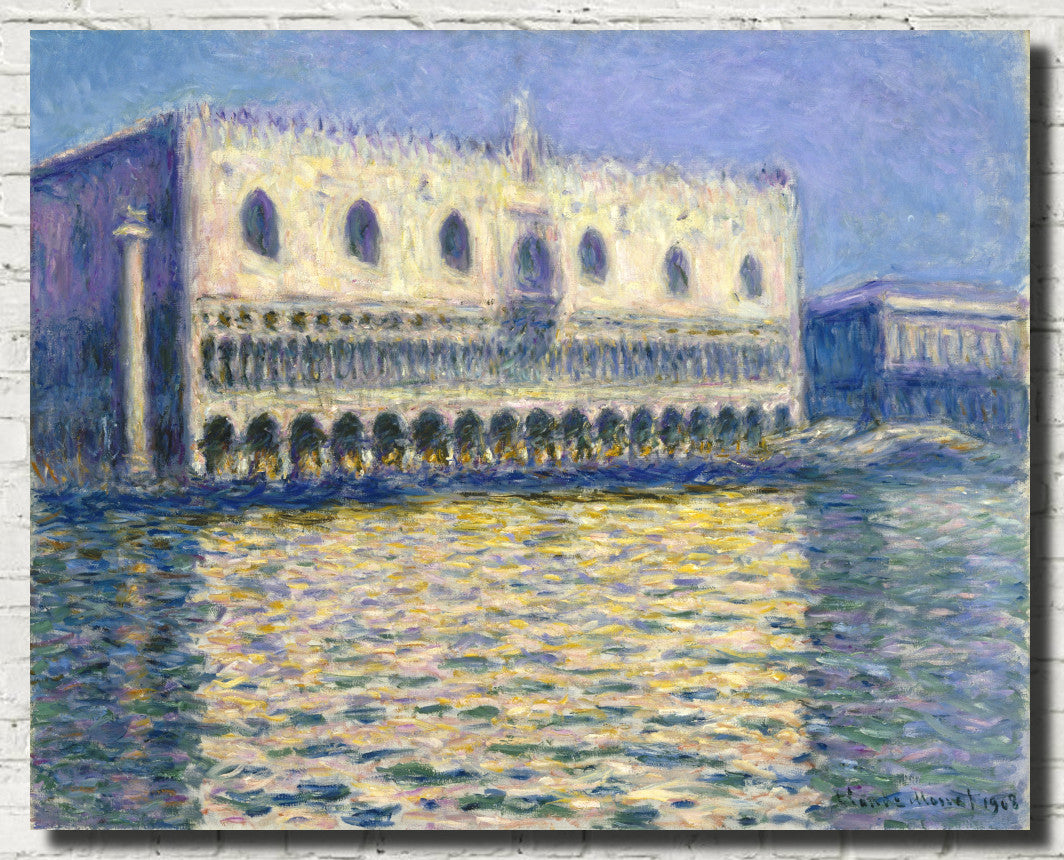 Claude Monet Fine Art Print, The Ducal Palace