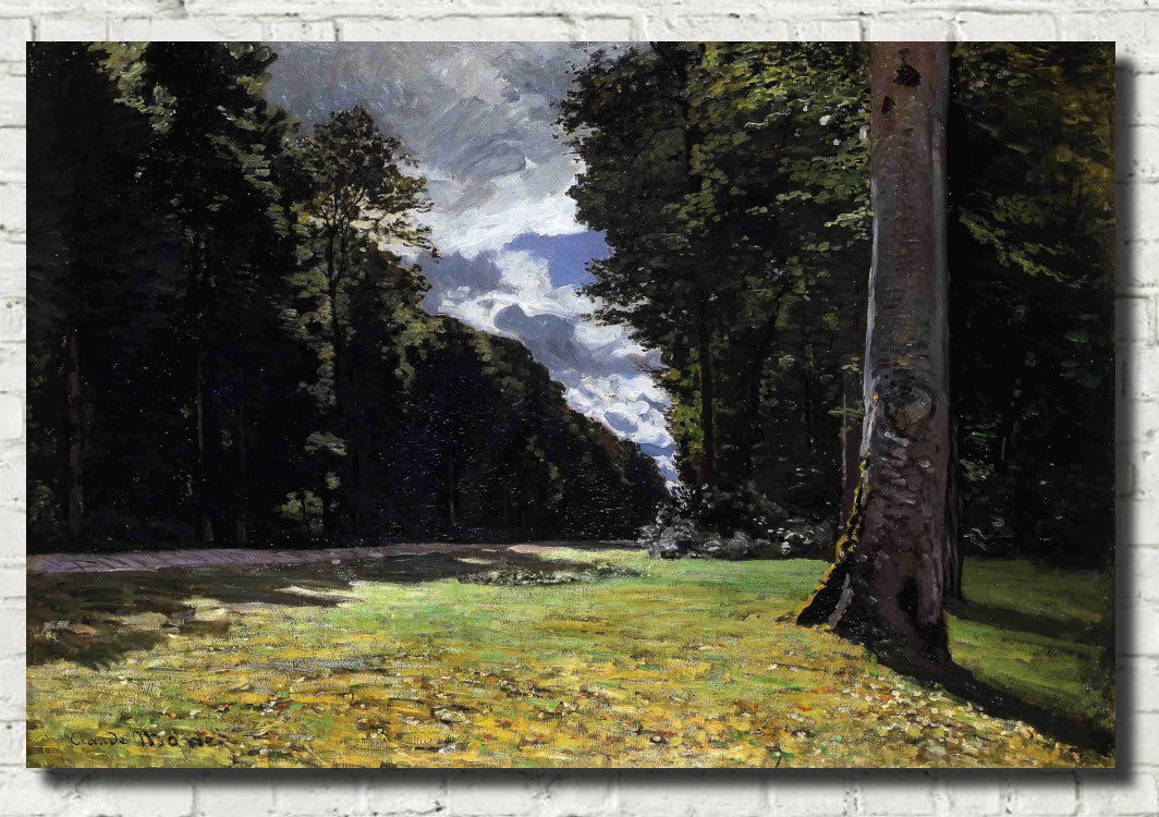 Le Pave de Chailly in the Forest of Fontainebleau, Claude Monet Fine Art Print