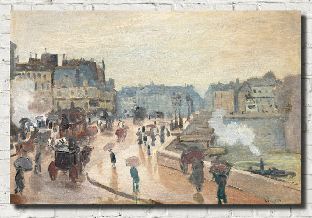 Claude Monet Fine Art Print, Le Pont Neuf
