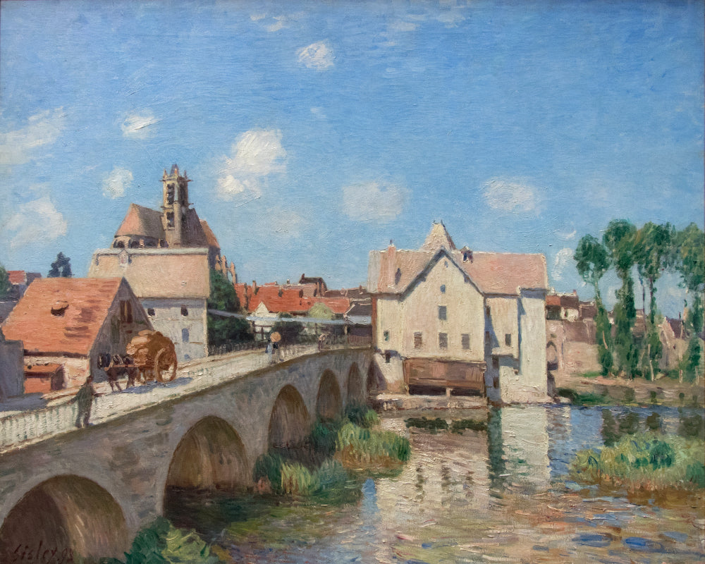 Alfred Sisley Fine Art Print Le Pont de Moret Impressionist Painting