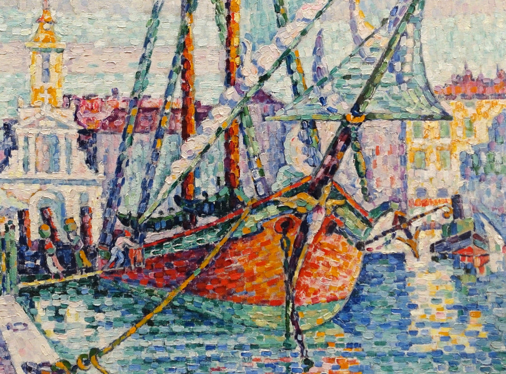 Paul Signac Fine Art Print, The Orange Boat