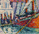 Paul Signac Fine Art Print, The Orange Boat