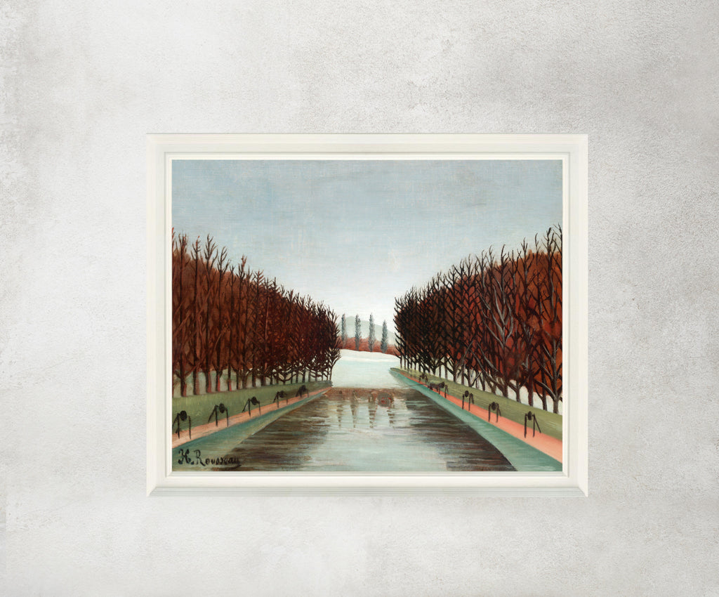 Le Canal, Henri Rousseau Framed Art Print