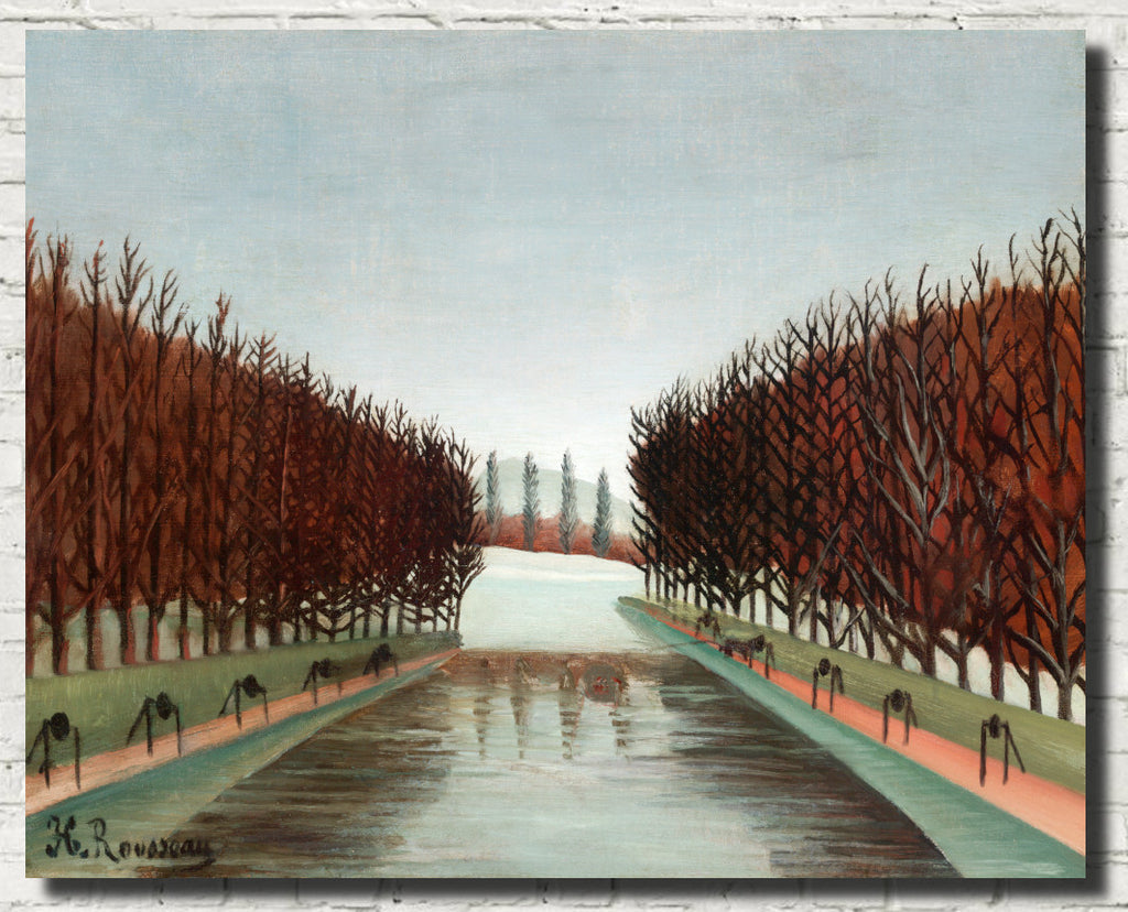 Henri Rousseau, Post-Impressionist Fine Art Print, Le Canal