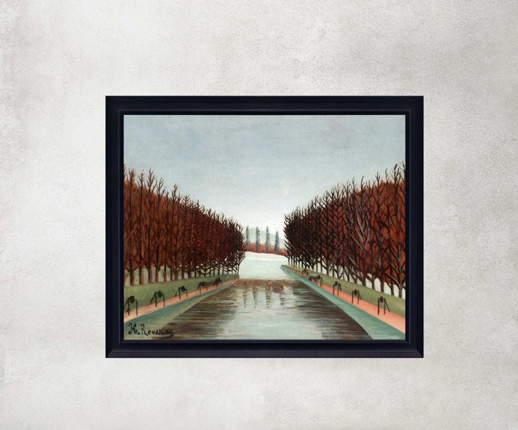 Le Canal, Henri Rousseau Framed Art Print